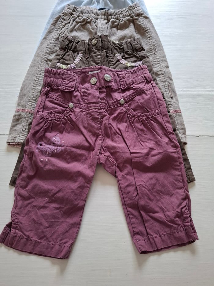 Lot de 5 pantalons filles 6/9 mois 67 cm
- photo numéro 4