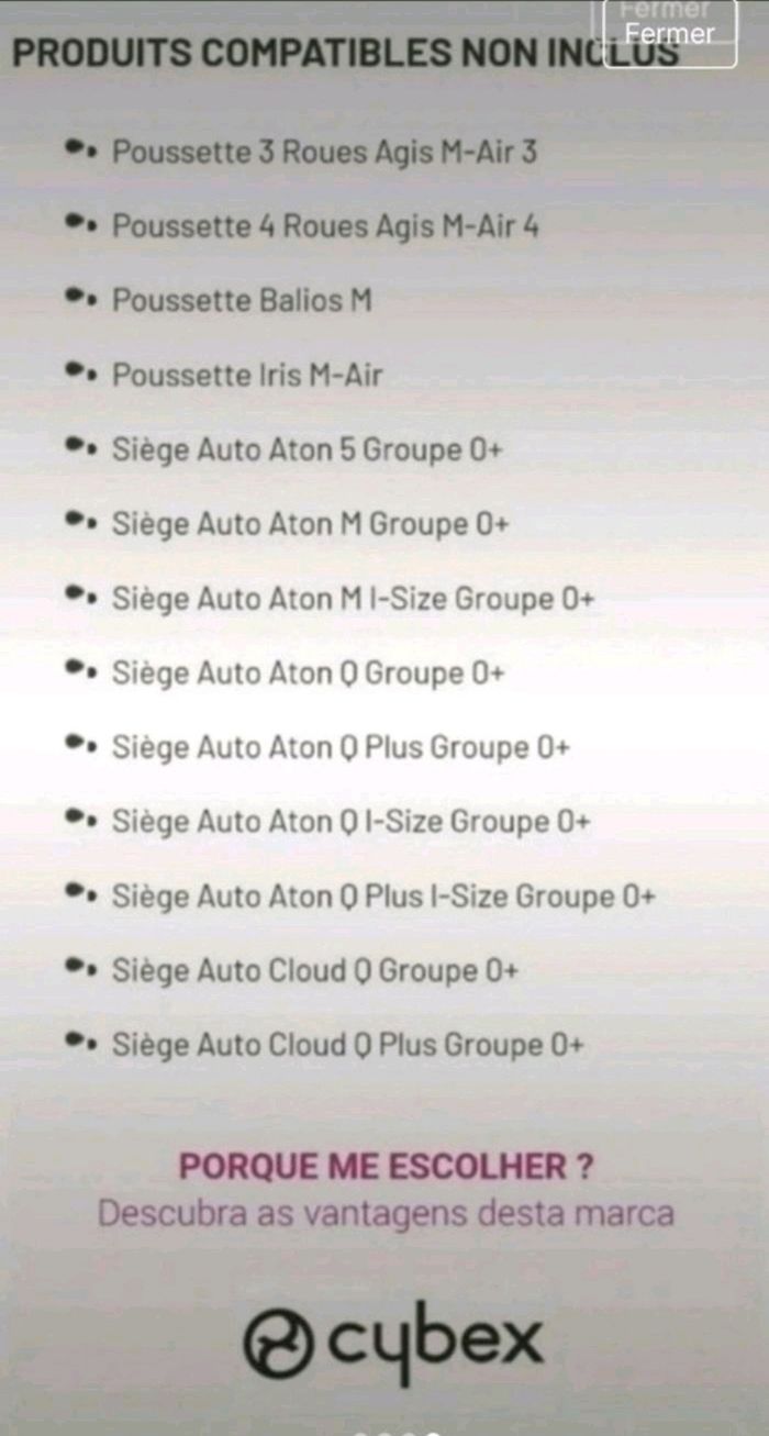 Adaptateur poussette Cybex balios M - photo numéro 5