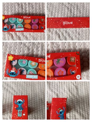 Boite de 12 Tampons Noël Stitch