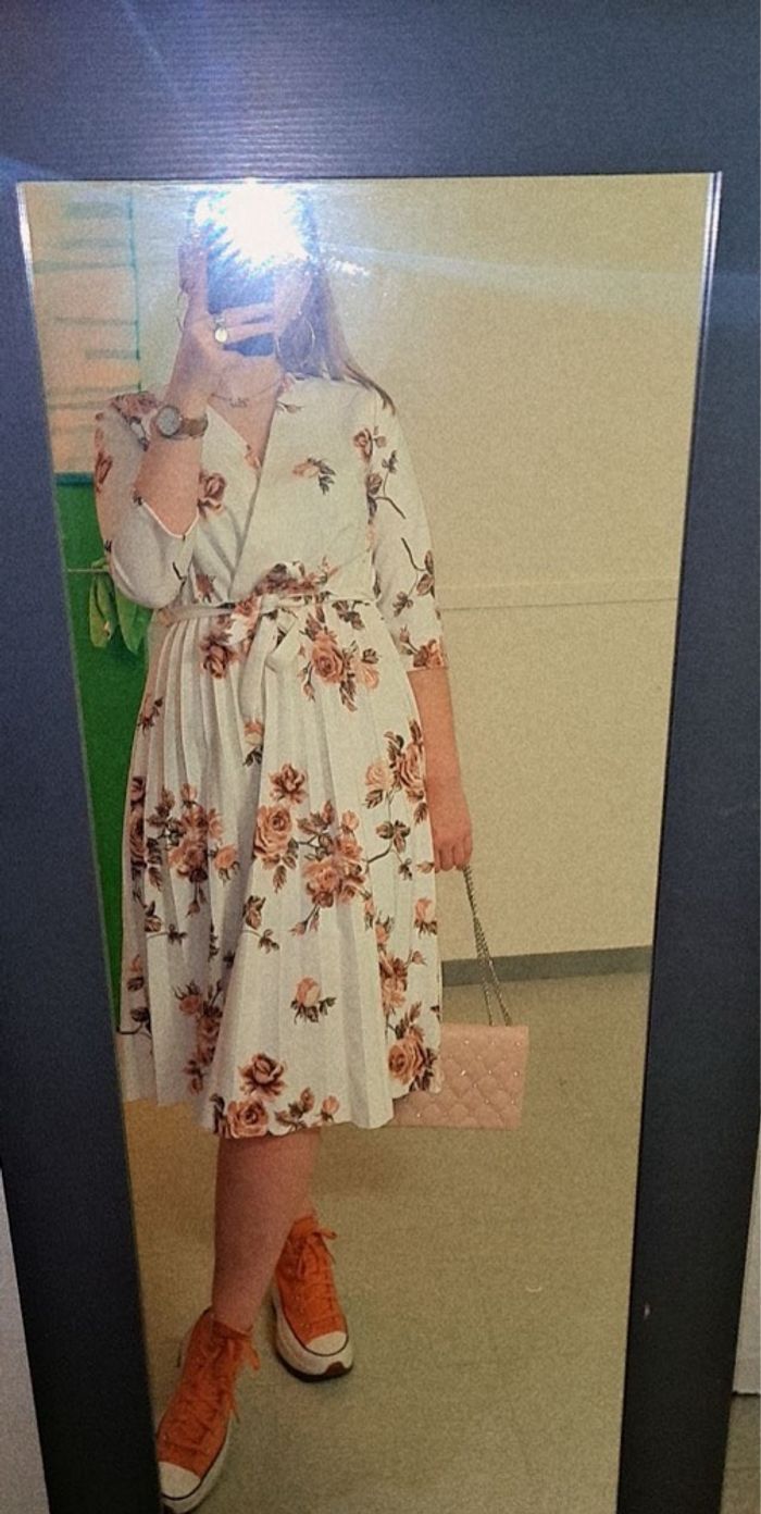 Robe à fleur