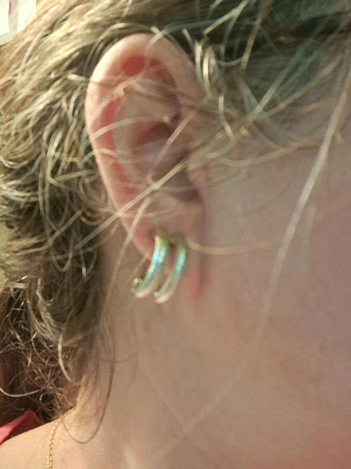 Boucles d'oreilles clip vintage - photo numéro 4