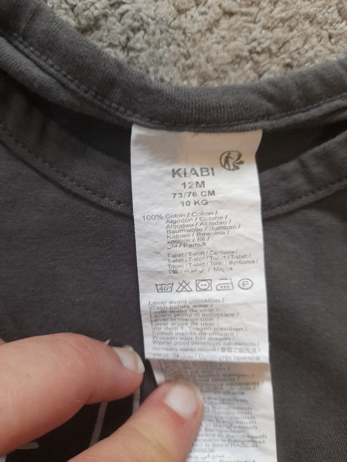 Tee shirt manches longues beau gosse 12 mois - photo numéro 3