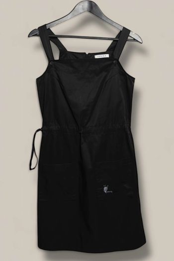 Robe salopette noire • Black overall dress Taille 36