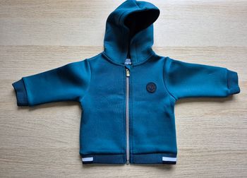 Veste à capuche Jacadi Paris – Bleu Canard – 12 mois