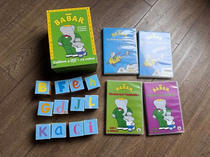 Coffret 4 dvd Babar et 12 cubes - photo numéro 5