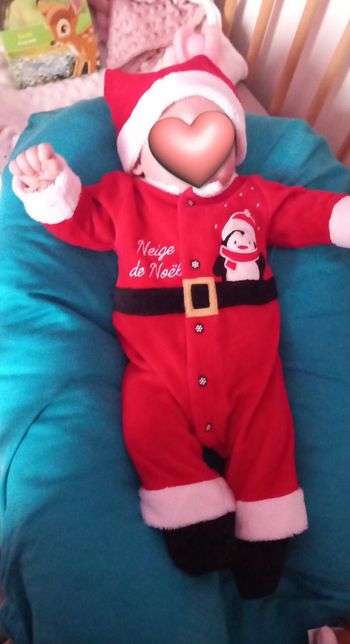 Pyjamas Noël bébé 1 mois