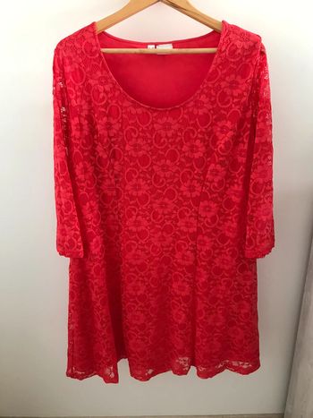 Robe orange taille 48/50 bcp