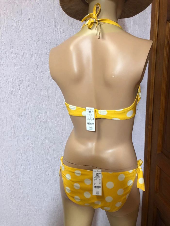 Bikini jaune à pois Etam - n eu f - photo numéro 4