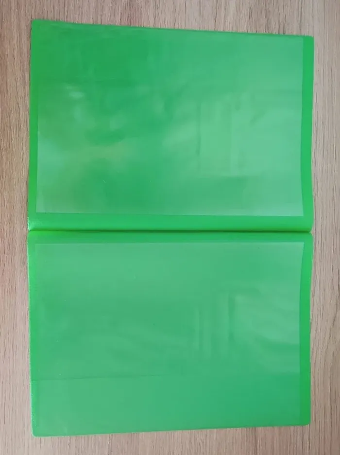 Lot 4 protège-cahier jaune violet noir vert / Elba - A4 - photo numéro 13