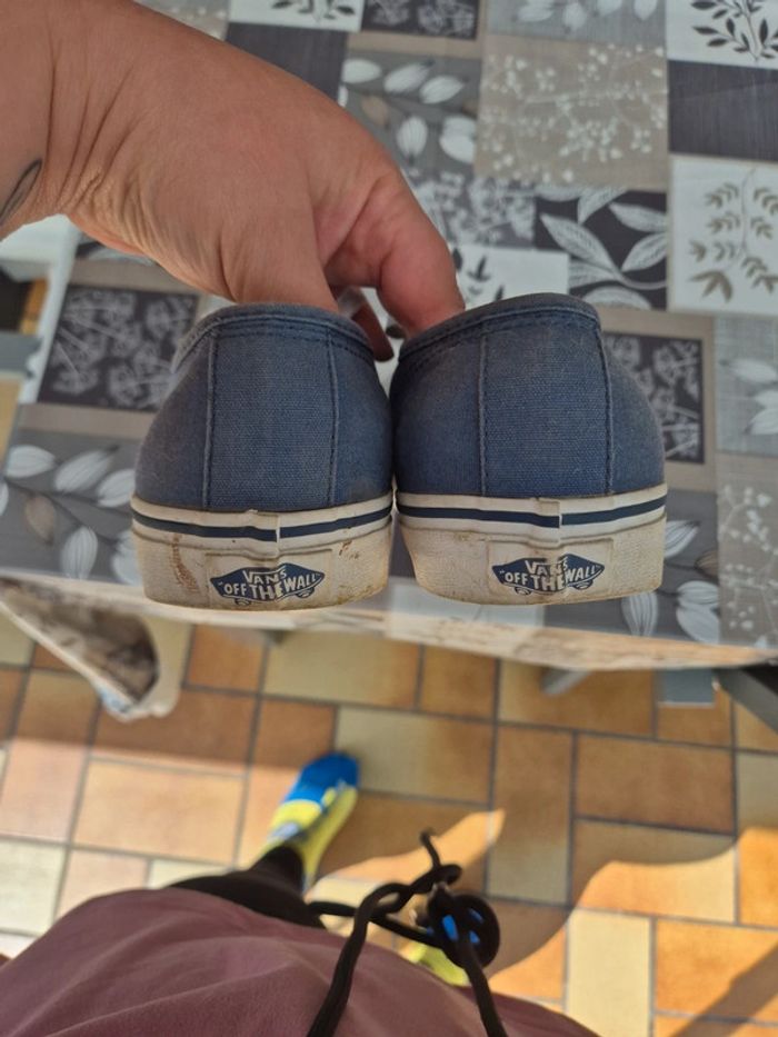 Basket en toile vans bleu - photo numéro 3