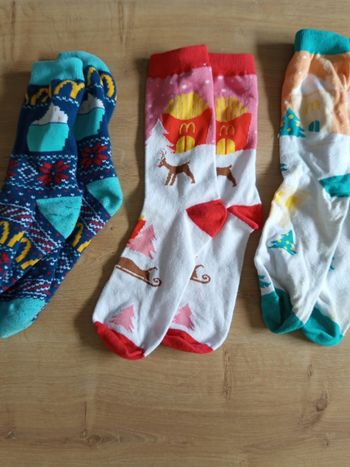 Lot chaussettes de Noël Macdonald