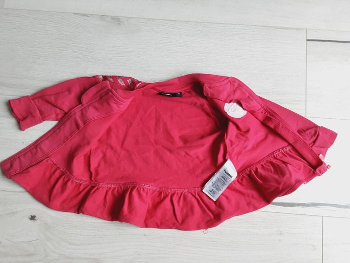 Vêtement bébé fille veste de sport gilet zippé rose Hummel 12 mois 1 an Neuf - photo numéro 2