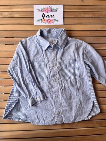 Chemise rayée Zara 4 ans