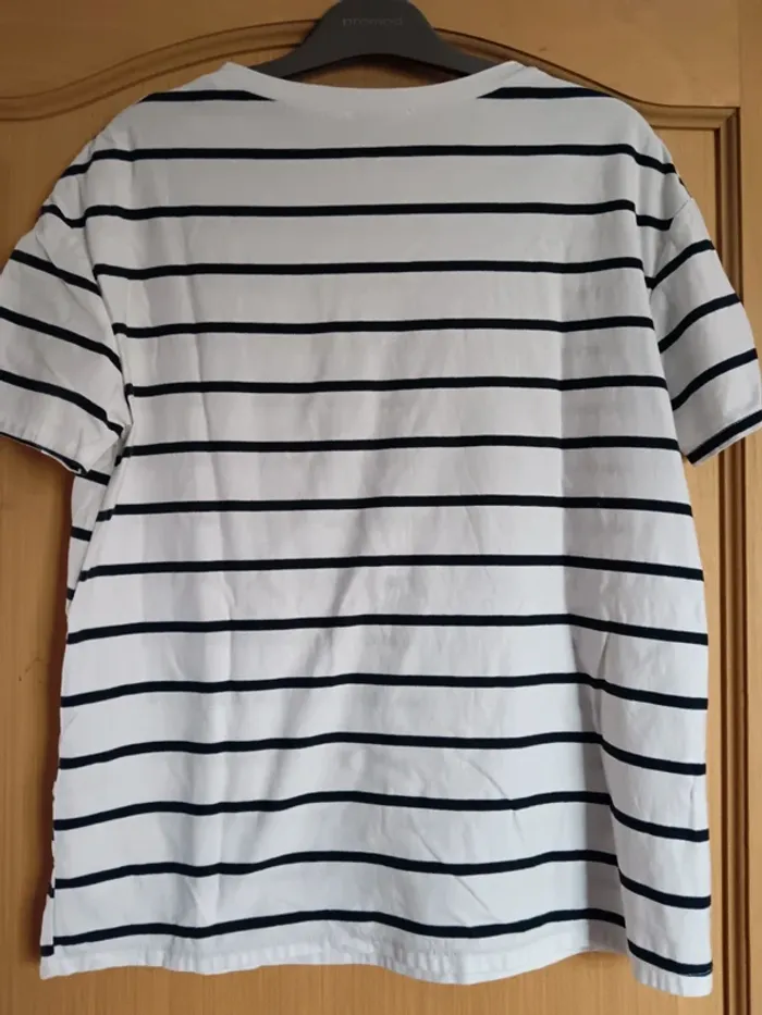 Tee-shirt marinière Zara patch - photo numéro 6