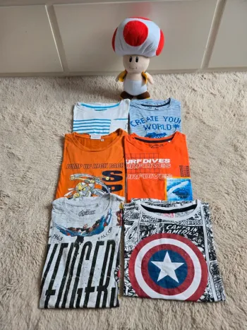 Lot de 6 t-shirts 9/10 ans