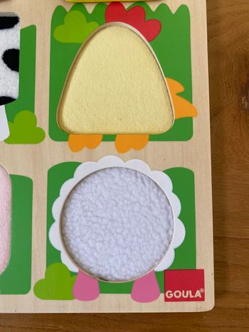 Puzzle d’encastrement forme et sensoriel