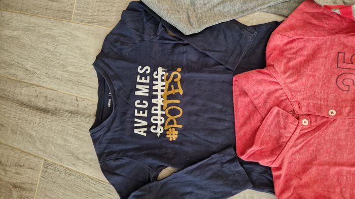 Lot de 5 tee shirts manches longues, taille 6 ans - photo numéro 6