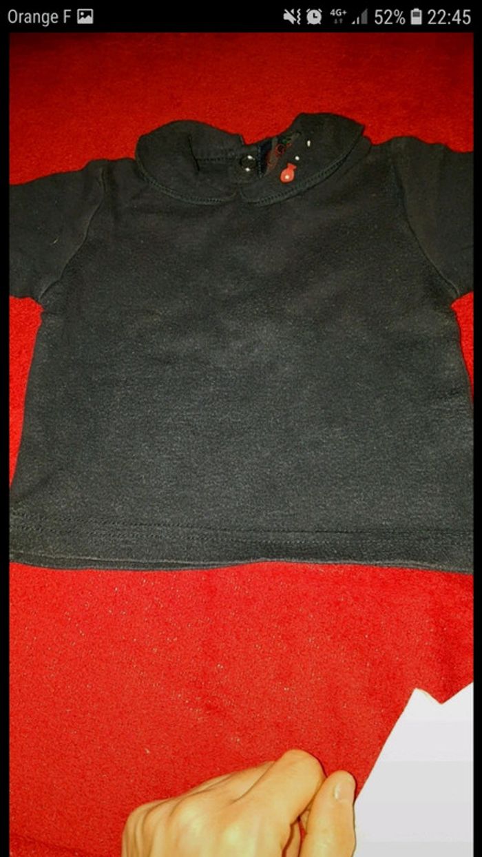 Lot 4 t-shirt fille 3 mois - photo numéro 5