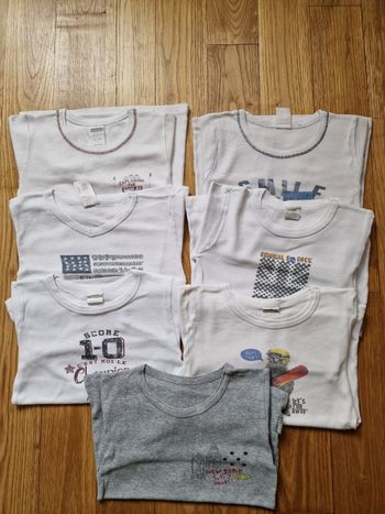👕 Lot de 7 maillots de corps manches longues garçon 6 ans – Absorba 👦