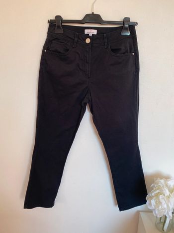 Jacqueline Riu pantalon 7/8 eme 36 S noir