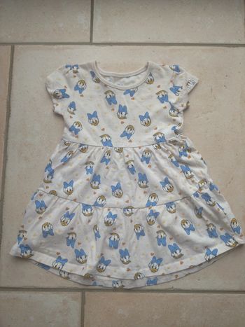 Robe manches courtes Fille 9/12 mois Daisy Disney at Primark 100% coton