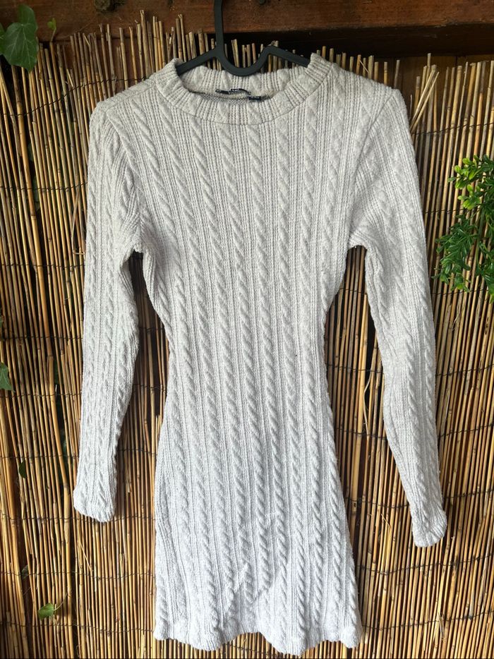 robe en laine dos nu
