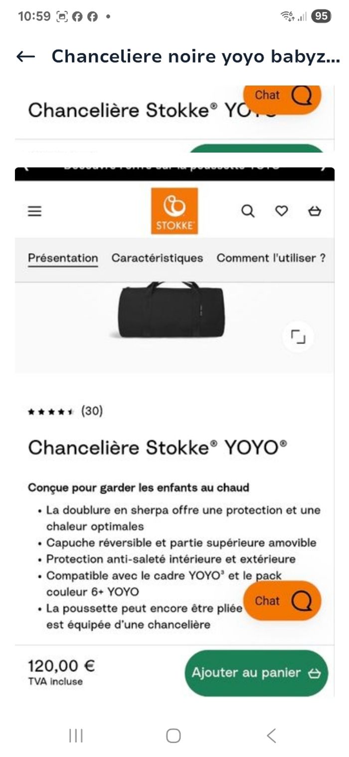 Chanceliere noire yoyo babyzen - photo numéro 5