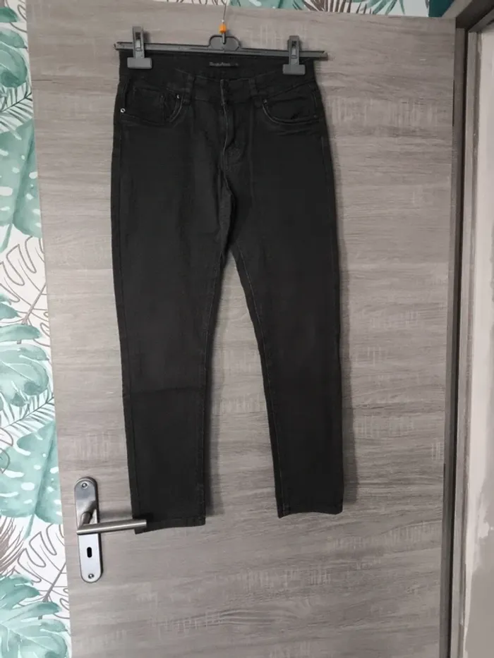 Pantalon effet peau de serpent