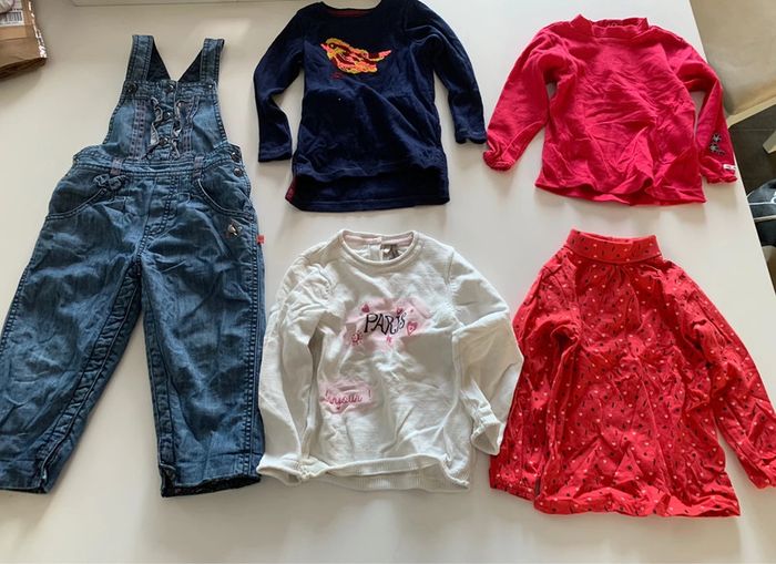 5 pièces fille 23 24 mois
