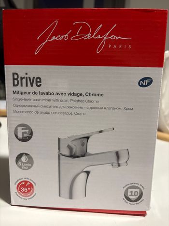 Robinet lavabos Jacob delafon neuf 