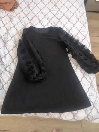 Robe de fête noir style bohème