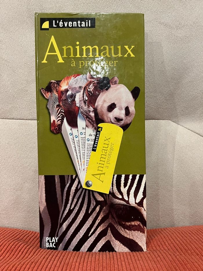 Livre éventail animaux