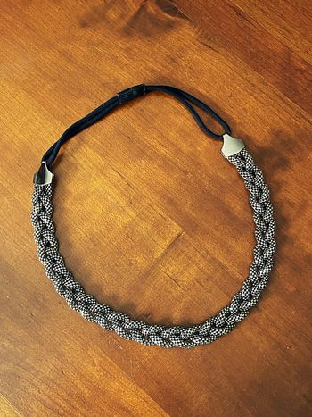 Serre-tête argenté