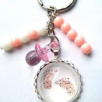 Porte clé annonce grossesse bébé future maman