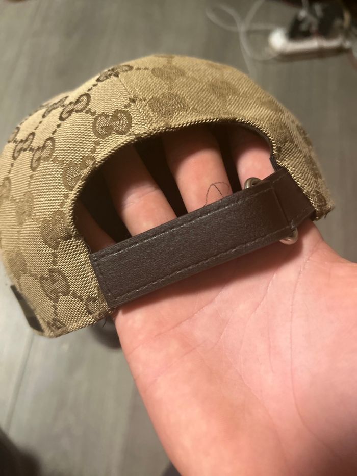 Casquette Gucci bande rare choco taille m état 10/10 - photo numéro 4
