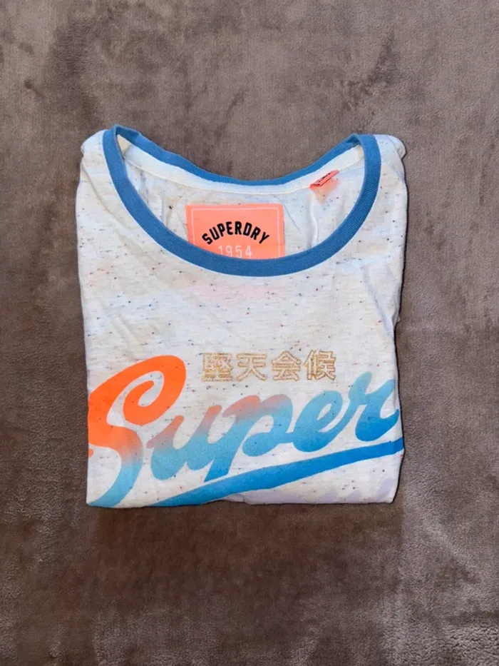 T-shirt femme Superdry taille S coloré en bon état - photo numéro 6