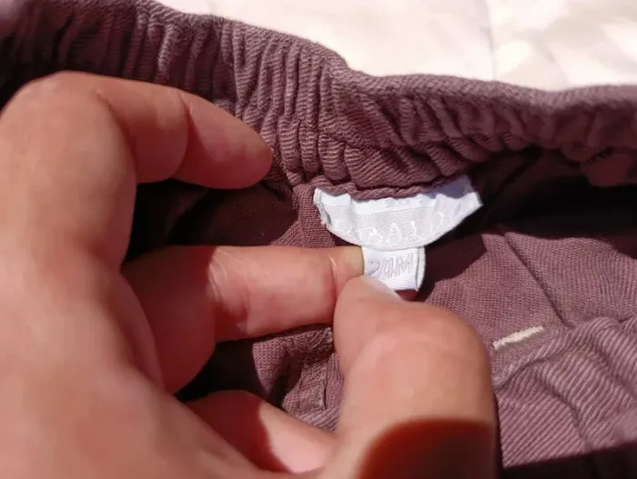 Pantalon marron à poches taille élastique kimbaloo boy 24 mois - photo numéro 4