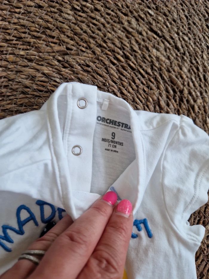 Joli ensemble Orchestra fille taille 9 mois - photo numéro 4