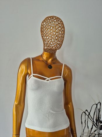 Débardeur Femme Blanc Cassé Taille L/40