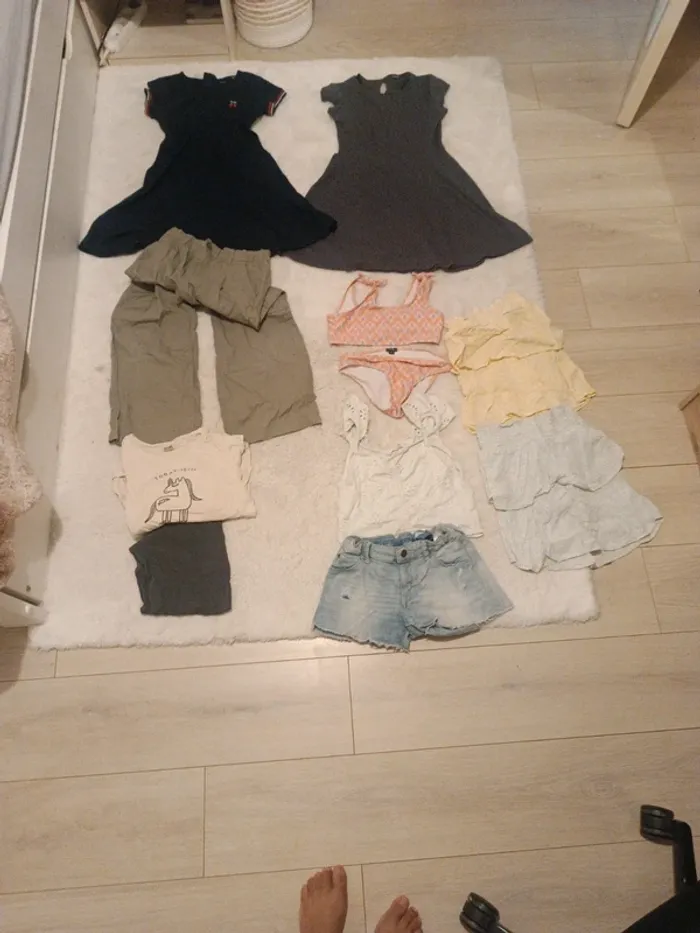 Lot vêtements été 10 ans