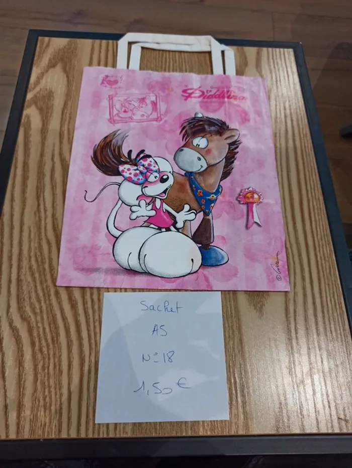 Sachet en papier Diddl A5 avec anses 18 1,50€