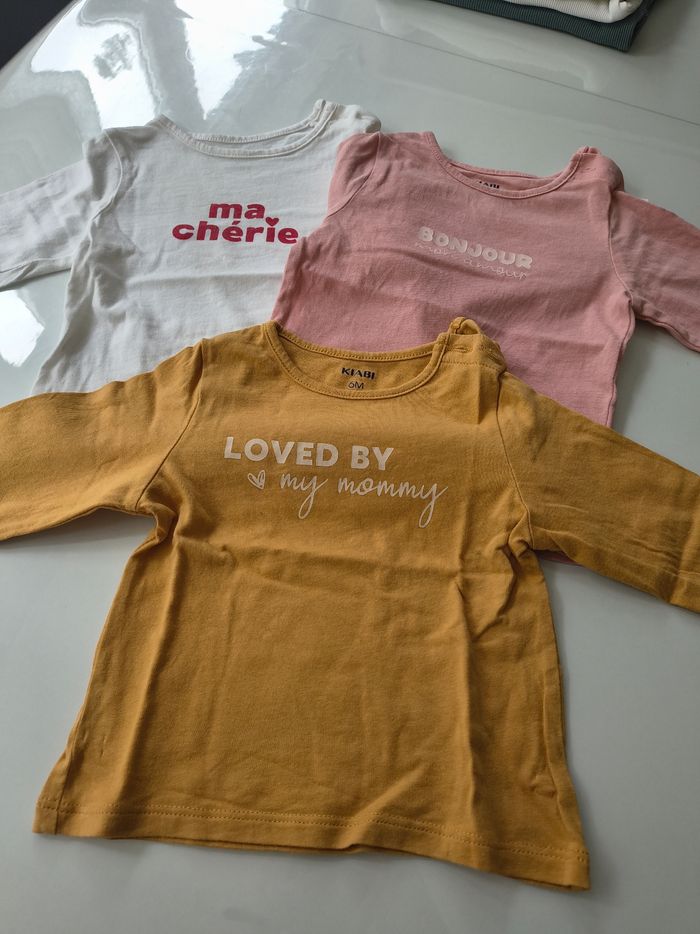 Lot de 3 t-shirt bébé fille