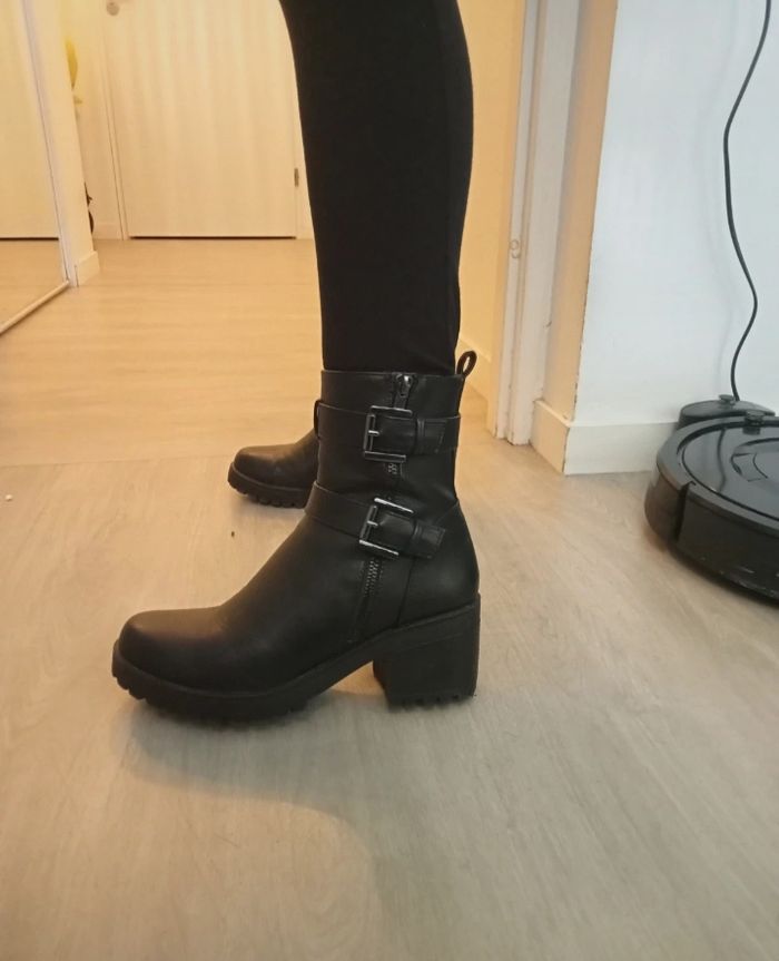 Bottines noires femme pointure 39 - photo numéro 5