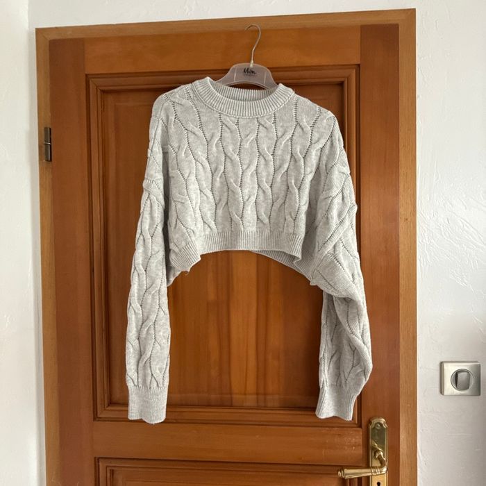 Pull stradivarius Taille L Gris