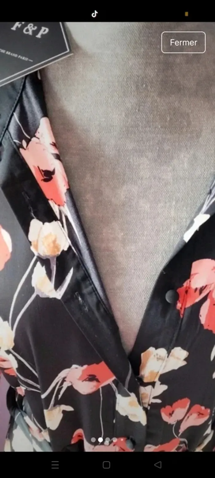 Robe longue fleurie - photo numéro 2