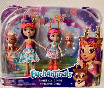 Cofffet NEUF« Enchantimals » Danessa Deer et Sprint