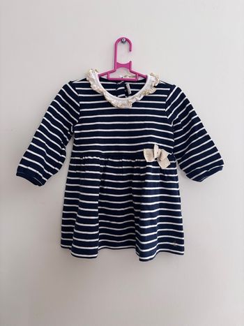 Robe marinière bébé – 18 mois - 81 cm