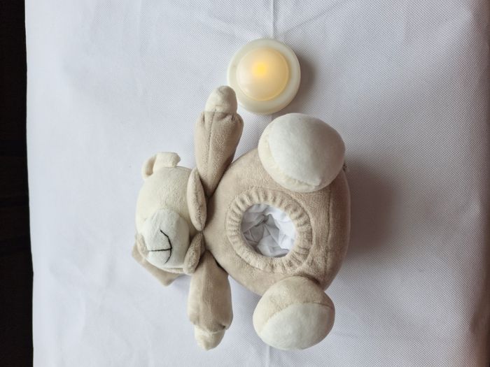 Ourson lumineux Atmosphera for Kids Beige écru - photo numéro 6