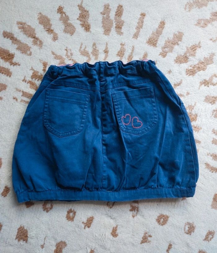 Jupe bleu marine taille réglable 8 ans - photo numéro 2