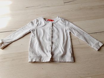 Vêtement bébé fille 3 ans gilet blanc Tissaia